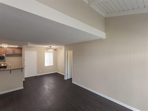 SpringTree Apartments Empty Apartment Living Room