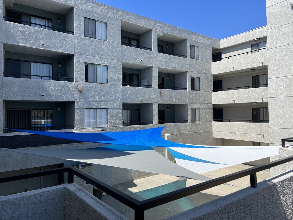 Outdoor Lounge at The Imperial Apartment Homes in Santa Ana, California.
