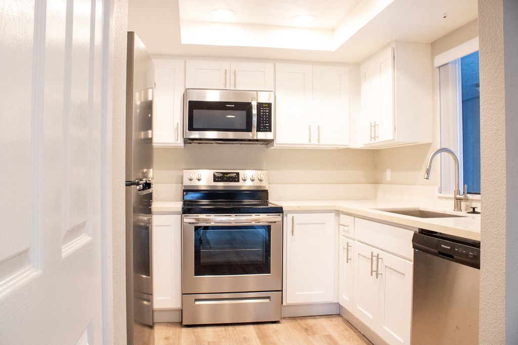 Kitchen at Imperial Apartments in Santa Ana, CA.