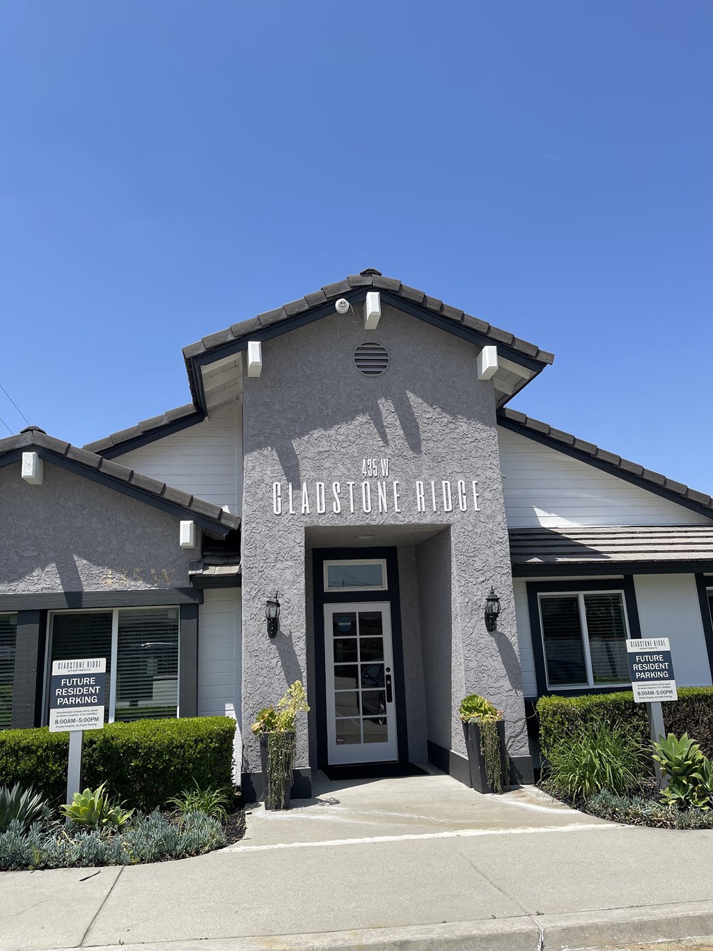 the facade of the blackstone ridge building