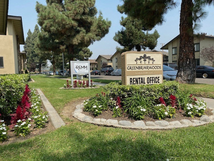 Greenbriar Woods Apartment Homes in Fullerton California.