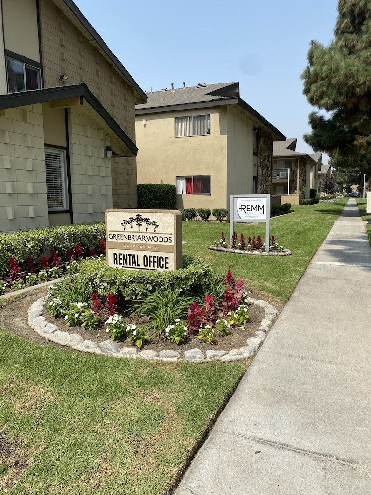 Greenbriar Woods Apartment Homes in Fullerton California.
