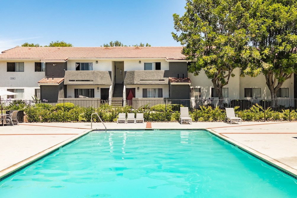 our apartments in a city have a swimming pool