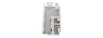 a floor plan of a small apartment