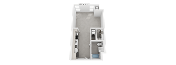 a floor plan of a small apartment