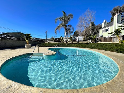 The Wilson Apartments in Costa Mesa, California featuring 2 bedroom apartments and swimming pool.