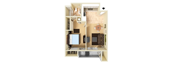 One Bedroom One Bath