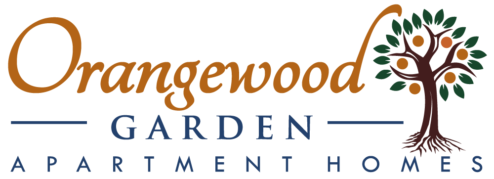 Orangewood Garden Apartment Homes in Anaheim, California with swimming pool.