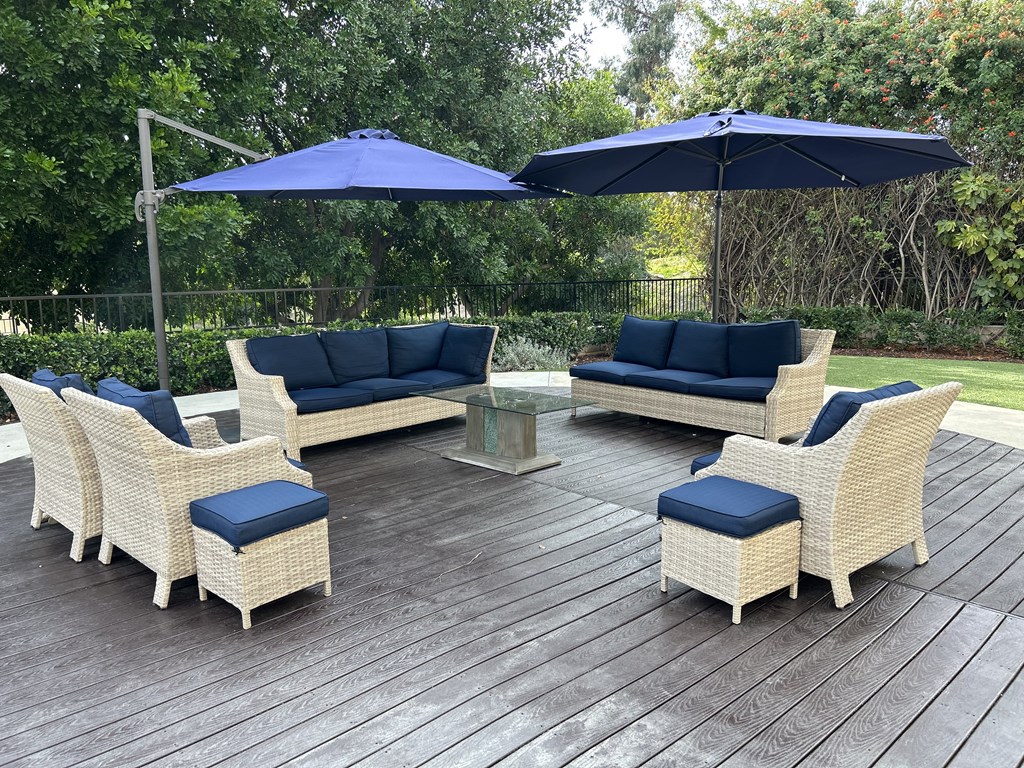 Patio at Almansor Villa Apartment Homes in