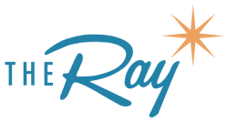 A logo with a star and the text "The Ray".