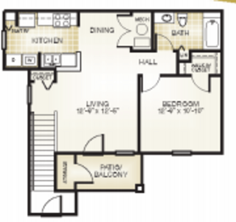 Hunters Run 1 Bedroom 1 Bath