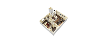 a floor plan of a house