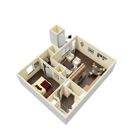 a floor plan of a house
