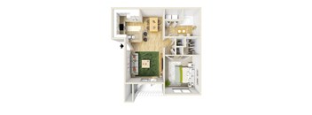 Lago Del Mar A2 Floor Plan