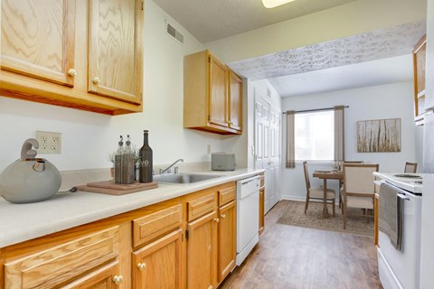 Meadows at Green Tree Kitchen and Dining Room - Digitally Staged