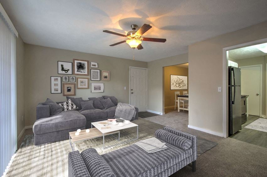 Cambridge Apartments Flowood MS Living Room Staged - Photo Gallery 1