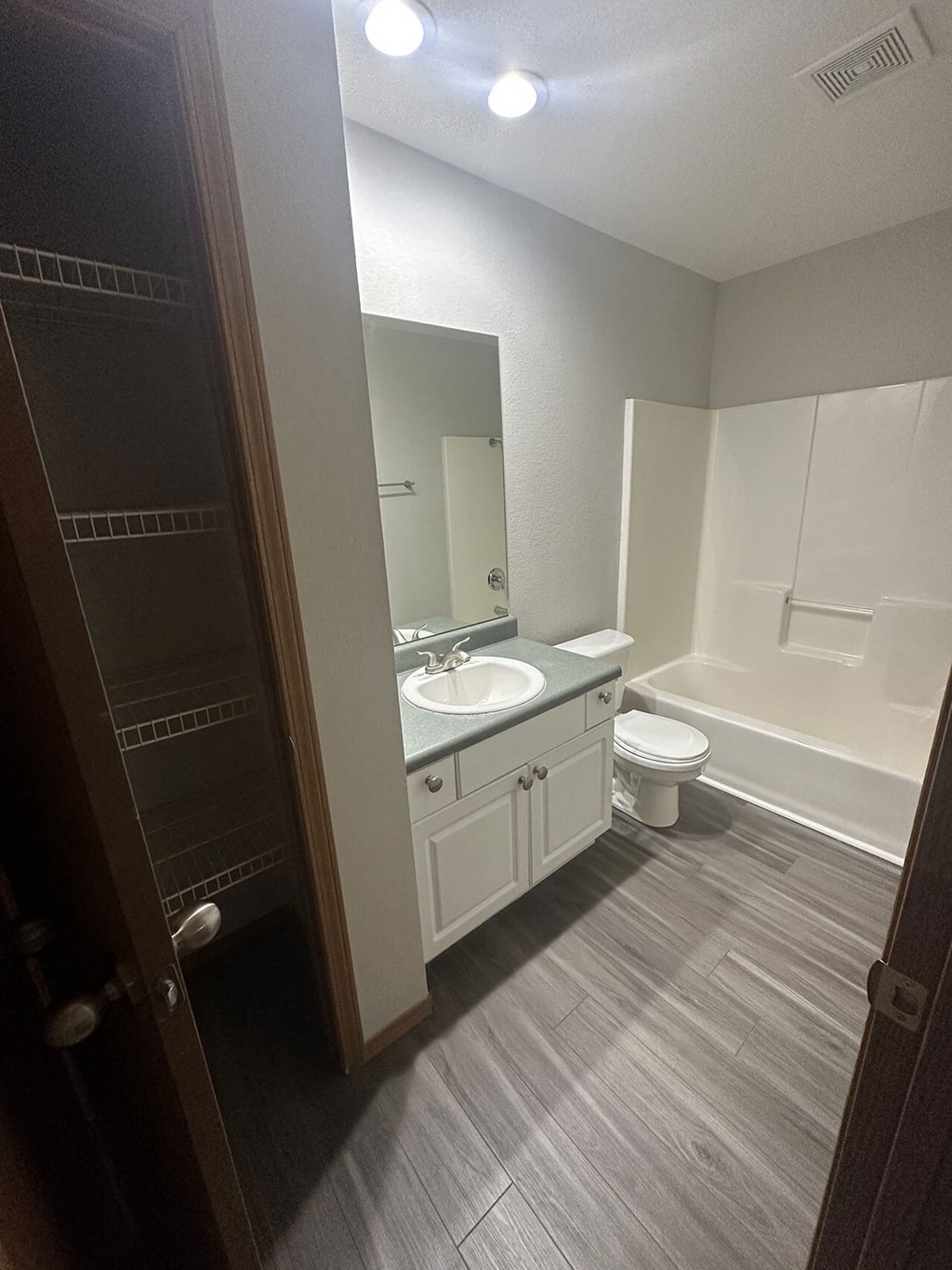 a bathroom with a sink and a toilet