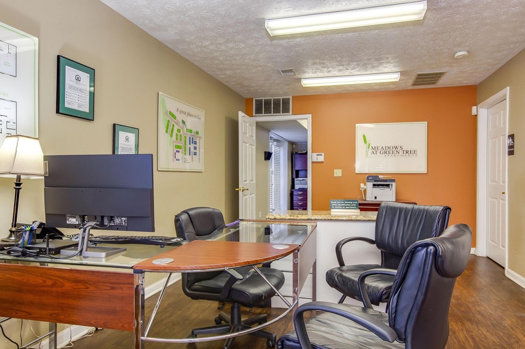 Meadows at Green Tree Apartments in Clarksville, IN Leasing Office Interior