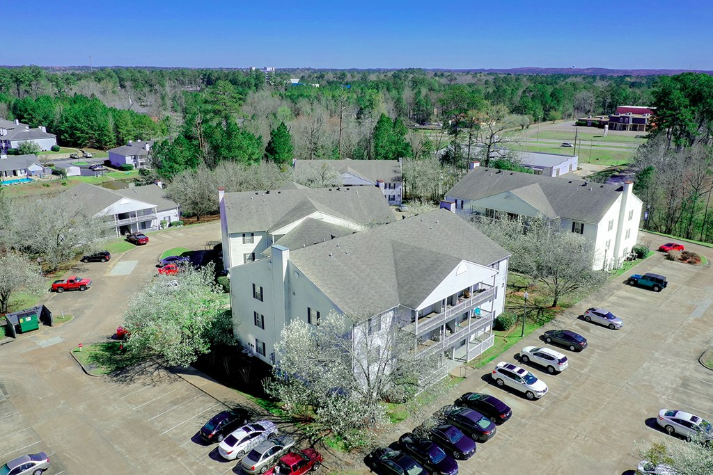 Northwood Place Apartments Meridian MS Aerial View 2