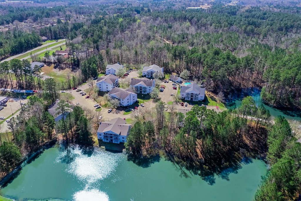 Northwood Place Apartments Meridian MS Aerial View