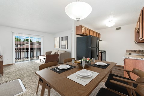 Dining Area with Kitchen
