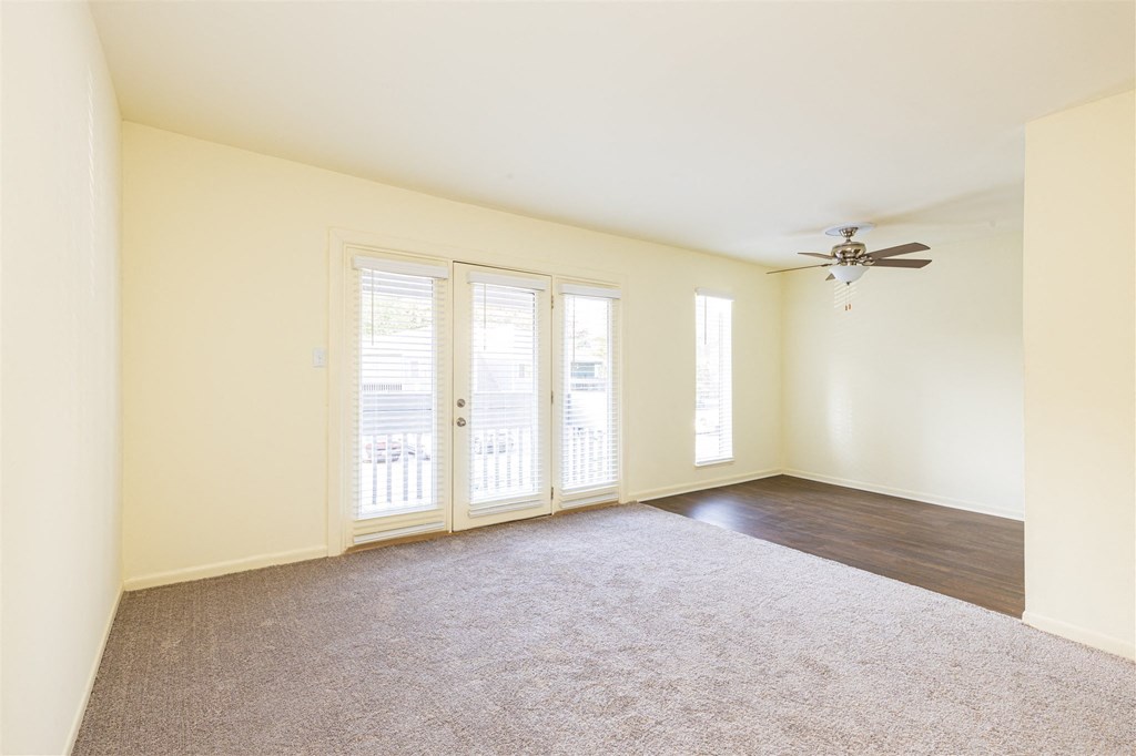 Woodscape Apartments Upgraded Living and Dining Room