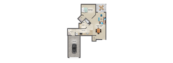 Pembrook Place Apartments - Douglas Fir Floor Plan