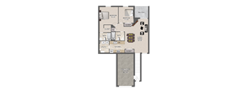 Pembrook Place Apartments Spruce Floor Plan