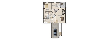 Pembrook Place Apartments Sequoia Floor Plan