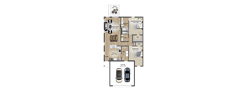 Pembrook Townhomes - B1N Hamilton Floor Plan