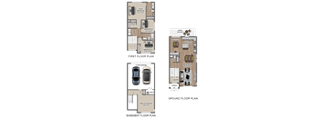 Pembrook Place Townhomes - C1N Prescott Floor Plan