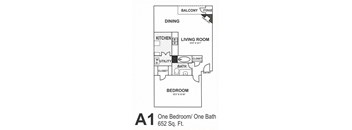 1 Bed/1 Bath