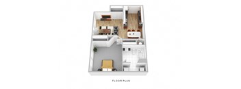 a 2400 sq ft floor plan  1 bedroom  1190 sq ft
