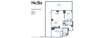 2 Bedroom 2 Bath with Terrace