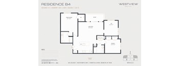 2 Bedroom 2 Bath with Den and Balcony