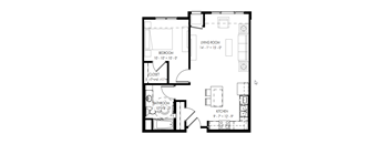 1 Bedroom  at Trail Pointe Ridge, Eden Prairie, 55344