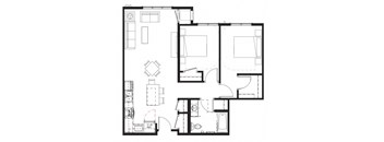 Two Bedrooms, One Bath, Market Rate