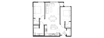 Two Bedroom, One Bath, Tax Credit