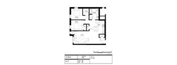 2 Bedroom Floor Plan at The Willows, Shakopee