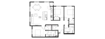 Three Bedrooms, Two Baths, Market Rate