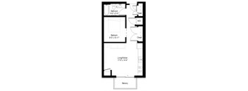 Alcove A Floor Plan at Gateway Northeast, Minnesota, 55418
