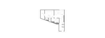 1 BR R Floor Plan