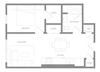 1 Bedroom AB Floor Plan 1 Bedroom AB Floor Plan