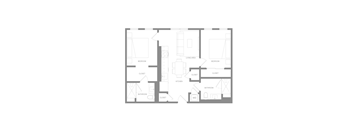 2 BR A Floor Plan