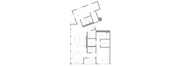 2 BR AB Floor Plan