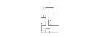 Alta 2 Bedroom N Floor Plan