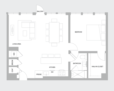 1BR AI Floorplan