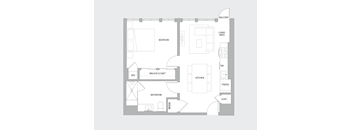 1BR L Floorplan