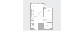 1BR N Floorplan