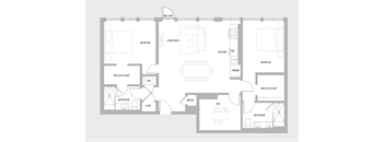 2BR AT Floorplan